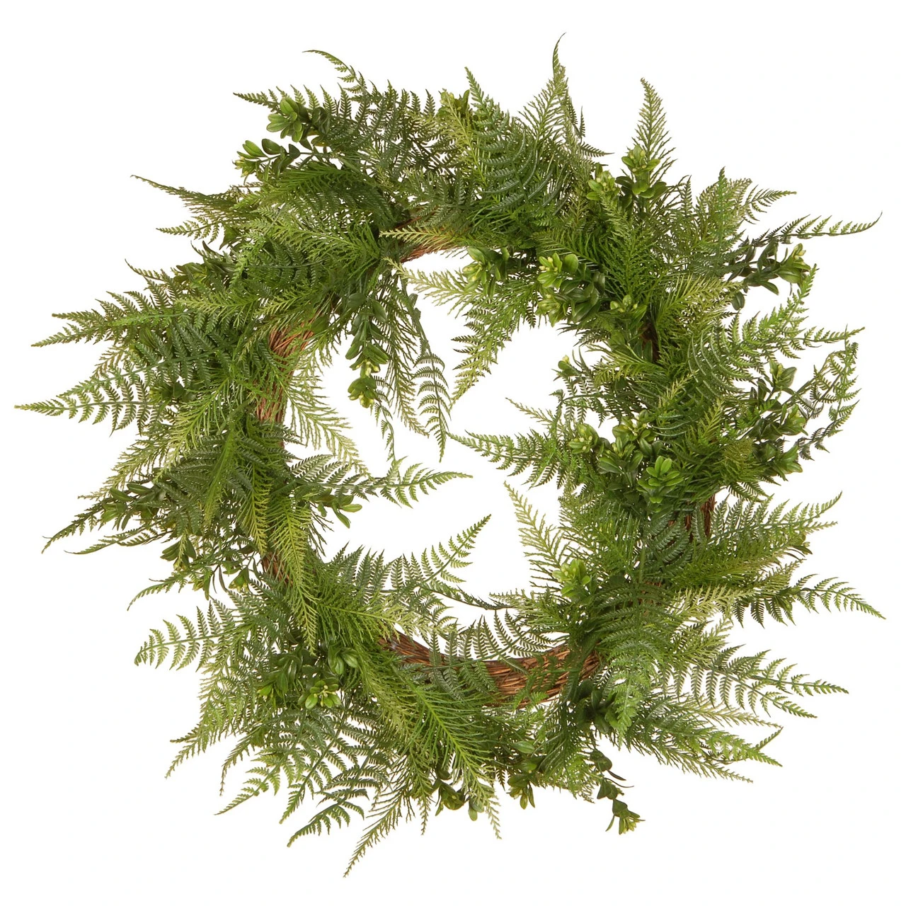 22" Garden Accents Cosmo Artificial Wreath 3 22" Garden Accents Cosmo Artificial Wreath