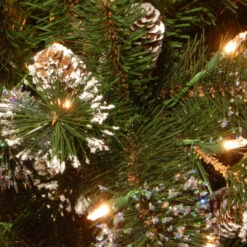 9' X 10" Pre-Lit Glittery Pine Artificial Christmas Garland - Clear Lights -Beauty Wreaths Shop dnat gp1 300 9a 1 2 11538.1667656553