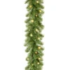 9' X 10” Pre-Lit Kincaid Spruce Artificial Christmas Garland - Clear Lights -Beauty Wreaths Shop dnat kcdr 9blo 1 1 44023.1667578398