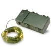 100 Warm White LED Battery Operated Christmas Lights - 48 Ft Green Wire -Beauty Wreaths Shop dnat ls 815y 100 b 01 83637.1667529943