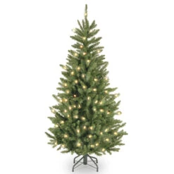 4.5β Pre-Lit Natural Fraser Fir Artificial Christmas Tree - Clear Lights
