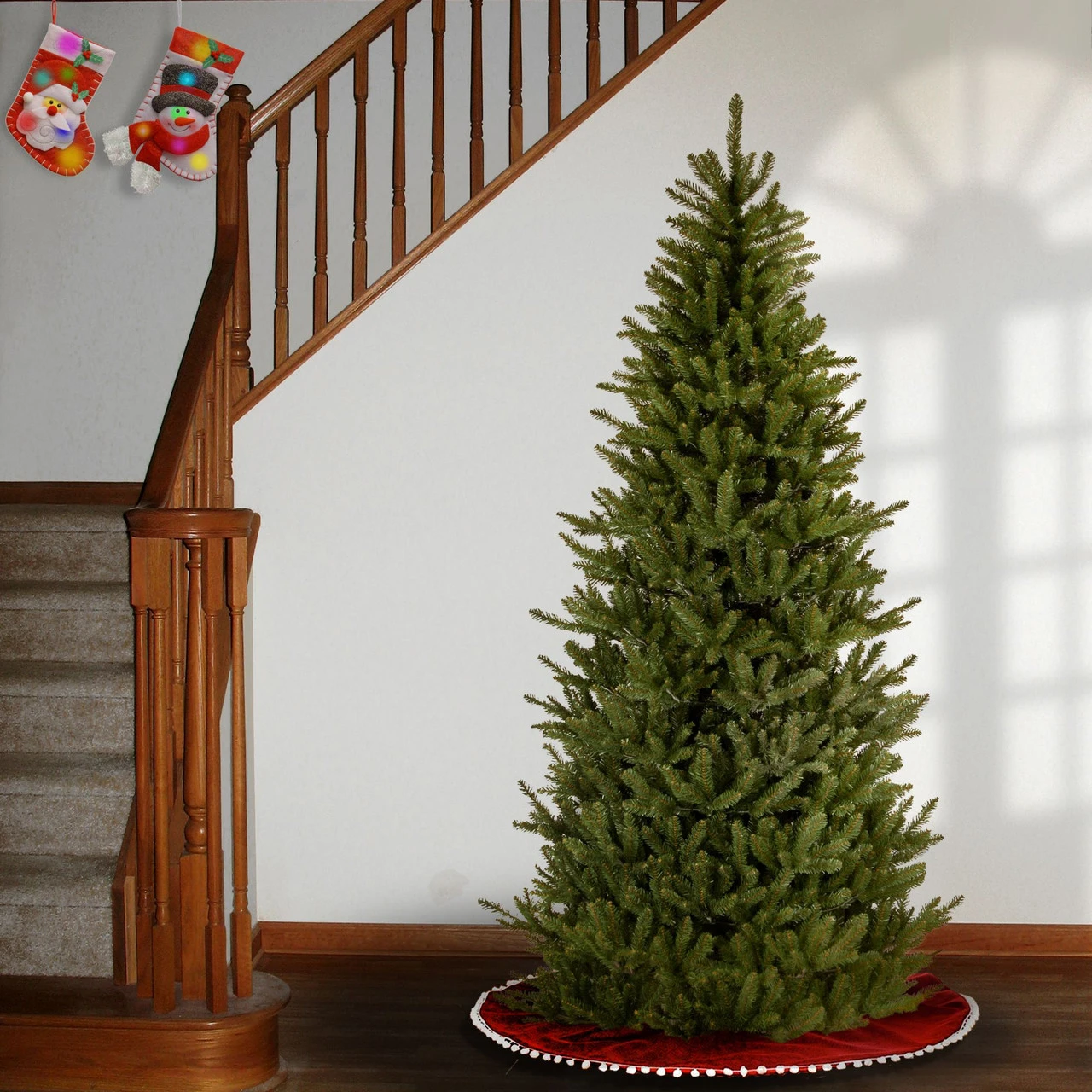 7’Natural Fraser Slim Fir Artificial Christmas Tree - Unlit 5 7’Natural Fraser Slim Fir Artificial Christmas Tree - Unlit - Image 3
