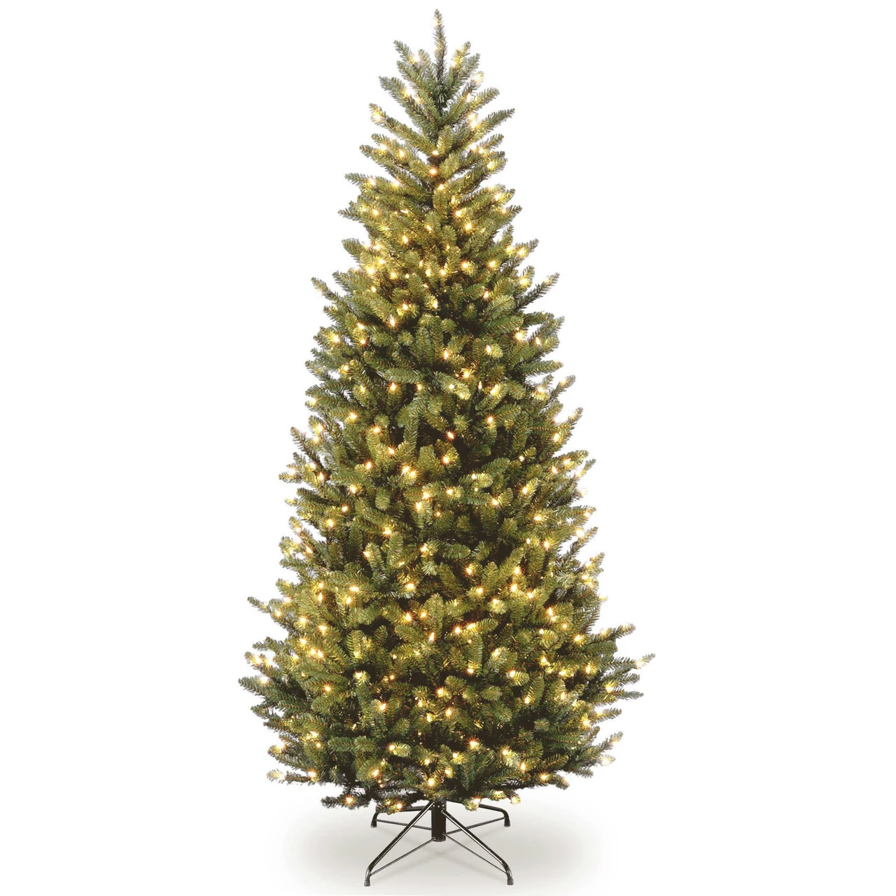 7.5' Pre-Lit Natural Fraser Slim Artificial Christmas Tree – Clear Lights 3 7.5' Pre-Lit Natural Fraser Slim Artificial Christmas Tree – Clear Lights