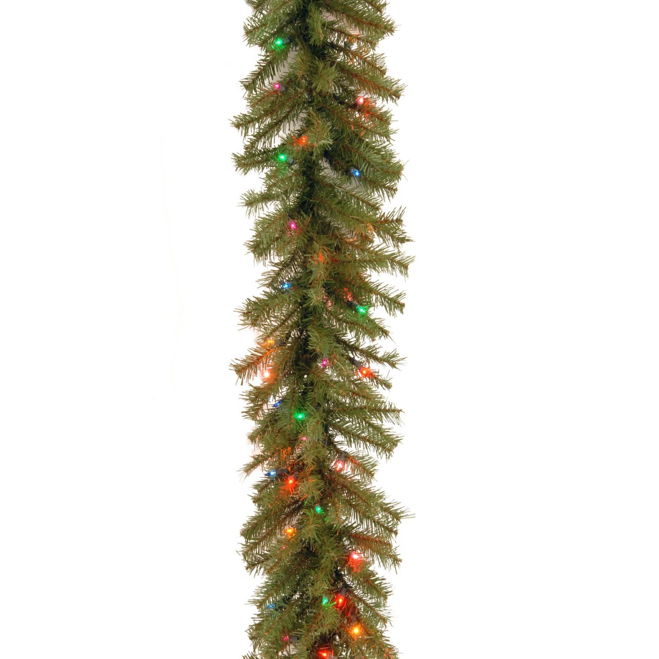 9' X 10" Pre-Lit Norwood Fir Artificial Christmas Garland - Multicolor Lights 3 9' X 10" Pre-Lit Norwood Fir Artificial Christmas Garland - Multicolor Lights