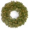 24" Pre-lit North Valley Spruce Artificial Christmas Wreath – Dual Color LED Lights -Beauty Wreaths Shop dnat nrv7 300d 24wb1 1 92266.1667535999
