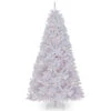 9’ Pre-Lit North Valley White Spruce Artificial Christmas Tree - Clear Lights -Beauty Wreaths Shop dnat nrvw7 302 90 1 51177.1667571943