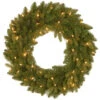 24” Pre-Lit Avalon Spruce Christmas Wreath - Clear Lights -Beauty Wreaths Shop dnat peav7 300 24w 1 1 61937.1667663725