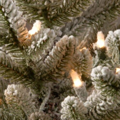 2.5' Pre-Lit Medium Snowy Cambridge Artificial Christmas Tree - Warm White LED Lights -Beauty Wreaths Shop dnat pecaf1 306 25b1 2 25788.1667575689