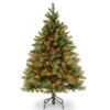 4.5’ Pre-Lit Downswept Douglas Fir Artificial Christmas Tree - Multi-Color Lights -Beauty Wreaths Shop dnat pedd1 325 45 1 68283.1667656558