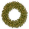 Pre-Lit Downswept Douglas Fir Artificial Christmas Wreath - 48-Inch, Clear Lights -Beauty Wreaths Shop dnat pedd4 312 48w 1 89170.1667584016