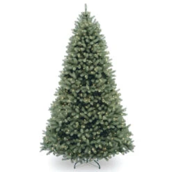 6.5’ Pre-Lit Downswept Douglas Blue Fir Artificial Christmas Tree - Clear Lights