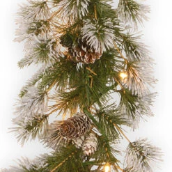 9' X 10" Pre-Lit Liberty Pine Artificial Christmas Garland - Clear Lights -Beauty Wreaths Shop dnat pelb7 300 9a 1 3 60601.1667574289
