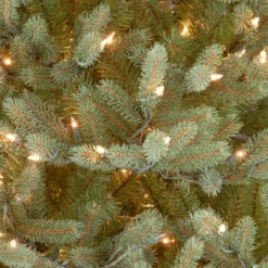 9' Pre-Lit Full Noble Artificial Christmas Tree - Clear Lights -Beauty Wreaths Shop dnat penf1 300 90 3 11216.1667580447