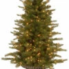 4' Pre-lit Potted Nordic Spruce Entrance Artificial Christmas Tree – Clear Lights