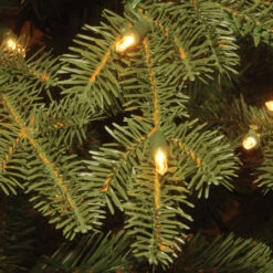 7.5’ Pre-Lit Ridgedale Fir Artificial Christmas Tree – Warm White LED Lights -Beauty Wreaths Shop dnat perl1 w08 75 3 48091.1667491077