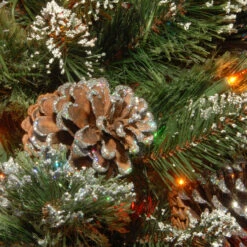 7’ Pre-Lit Glittering Pine Artificial Christmas Tree - Multi-Color Lights 7 7’ Pre-Lit Glittering Pine Artificial Christmas Tree - Multi-Color Lights -Beauty Wreaths Shop dnat qgb3 377mp 70x 3 43028.1667656785