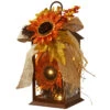 12" LED Lighted Fall Harvest Sunflower Lantern 2 12" LED Lighted Fall Harvest Sunflower Lantern -Beauty Wreaths Shop dnat rah sk2533a 1 1 16847.1667517612