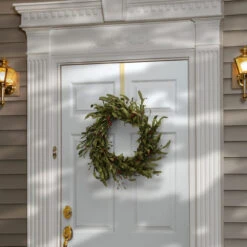 Swirl Grass Artificial Thanksgiving Wreath - 22-Inch, Unlit -Beauty Wreaths Shop dnat rahv da102w 1 3 20282.1667643080