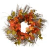 Orange And Green Maple Leaves Artificial Autumn Wreath - 26-Inch, Unlit 2 Orange And Green Maple Leaves Artificial Autumn Wreath - 26-Inch, Unlit -Beauty Wreaths Shop dnat rahv tdb001 1 1 79562.1667564770