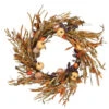 Orange And Brown Harvest Themed Artificial Autumn Wreath - 24-Inch, Unlit -Beauty Wreaths Shop dnat rahv w8081a 1 15192.1667494328