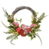 Pink And Green Spring Flower Artificial Wreath - 20-Inch, Unlit -Beauty Wreaths Shop dnat ras gfiw4383 1 1 92752.1667564792