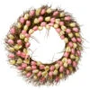 Yellow And Pink Tulip Artificial Wreath - 32-Inch, Unlit -Beauty Wreaths Shop dnat ras hy55732w p1 1 89058.1667640160