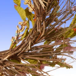 Pink Dogwood Artificial Flower Wreath - 22-Inch -Beauty Wreaths Shop dnat ras sam6309 2 42419.1667530500