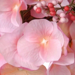 24" Pink Hydrangea Wreath 8 24" Pink Hydrangea Wreath -Beauty Wreaths Shop dnat ras sn191416 p1 3 39699.1667494883