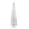 7' Pre-Lit White Iridescent Tinsel Artificial Christmas Tree - Clear Lights -Beauty Wreaths Shop dnat tt33 313 70 06852.1667533846
