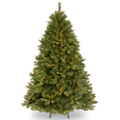 6' Pre-Lit Green Full Winchester Pine Artificial Christmas Tree - Clear Lights