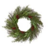 Green And Red Artificial Cedar And Ruscus With Berries Christmas Wreath, 20-Inch -Beauty Wreaths Shop dnnl204362 1 23737.1681814460