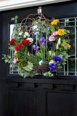 Green Decorative Spring Floral Wreath, 22-Inch -Beauty Wreaths Shop dnnl204988 5 78590.1681814178