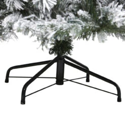 5' Pre-Lit Flocked Vermont Pine Artificial Christmas Tree, Warm Clear LED Lights -Beauty Wreaths Shop dnnl20t1799 4 85692.1667528943