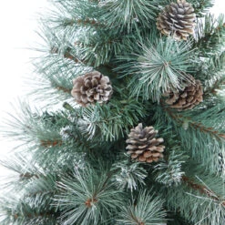 3.5’ Pre-Lit Potted Columbia Pine Artificial Christmas Tree, Clear Lights -Beauty Wreaths Shop dnnl20t2275 5 17660.1681023938