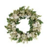 30" Green And White Puleo International Artificial Chrysanthemum Floral Spring Wreath -Beauty Wreaths Shop dpul 1291 w30 74863.1668756834