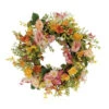 24" Vibrant Puleo International Artificial Rose And Dogwood And Daisy Floral Spring Wreath -Beauty Wreaths Shop dpul 1391 w24 81166.1668756829