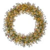 Pre-Lit Glittery Pine Artificial Christmas Wreath, 60-Inch, Clear Lights -Beauty Wreaths Shop dpul 1754 w60c300 1 63977.1688081536