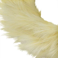 Pampas Ivory Artificial Christmas Wreath, 24-Inch, Unlit -Beauty Wreaths Shop dpul 2639 w24 3 93234.1688545151