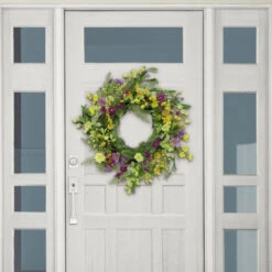 Yellow And Purple Daisy Faux Twig Spring Mixed Floral Wreath - 24-Inch, Unlit 7 Yellow And Purple Daisy Faux Twig Spring Mixed Floral Wreath - 24-Inch, Unlit -Beauty Wreaths Shop dpul 305 dw0623 24 3 05253.1667563209