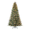 7.5' Pre-Lit LED Frosted Berry Spruce Artificial Christmas Tree, Warm White Lights -Beauty Wreaths Shop dpul bsf 75qf5lw5 1 56451.1688457898