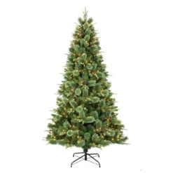 7.5' Pre-Lit Montana Pine Artificial Christmas Tree, Clear Lights