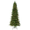 7.5' Pre-Lit Slim Spruce Artificial Christmas Tree With Glitter Accents And Clear Lights -Beauty Wreaths Shop dpul mssl 75c450 1 57675.1667535508