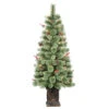 4.5' Pre-Lit Potted Natural Pine Artificial Christmas Tree, Clear Lights 1 4.5' Pre-Lit Potted Natural Pine Artificial Christmas Tree, Clear Lights -Beauty Wreaths Shop dpul nap st45c07 1 74871.1668756781