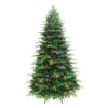 7.5’ Pre-Lit Medium Rutland Spruce Artificial Christmas Tree, Multicolor LED Lights -Beauty Wreaths Shop dpul rt 75rld7 1 30748.1667544853
