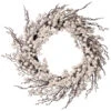 26" Snowy White Winter Berry Christmas Wreath -Beauty Wreaths Shop drirb mtx64826 wht 1 94923.1667654737