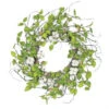 Birch Leaves Artificial Spring Floral Wreath, Green 24-Inch -Beauty Wreaths Shop dsele pm1914 52473.1667615518