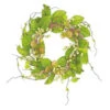 Mixed Foliages With Berries Artificial Spring Floral Wreath, Green And Pink 24-Inch -Beauty Wreaths Shop dsele pm1974 gp 16395.1667615521