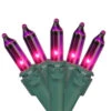 Set Of 150 Pinkish Purple Chasing Mini Christmas Lights 36 Ft Green Wire -Beauty Wreaths Shop dstar 37 803 00 1 91699.1667683252