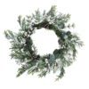 16.5" White Plastic Christmas Sparkling Wreath -Beauty Wreaths Shop dtpac g6715zu 67401.1667663209