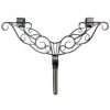 24" Antler Black Decorative Adjustable Wreath Hanger -Beauty Wreaths Shop dvlc v 10909 blk 001 22175.1667604795